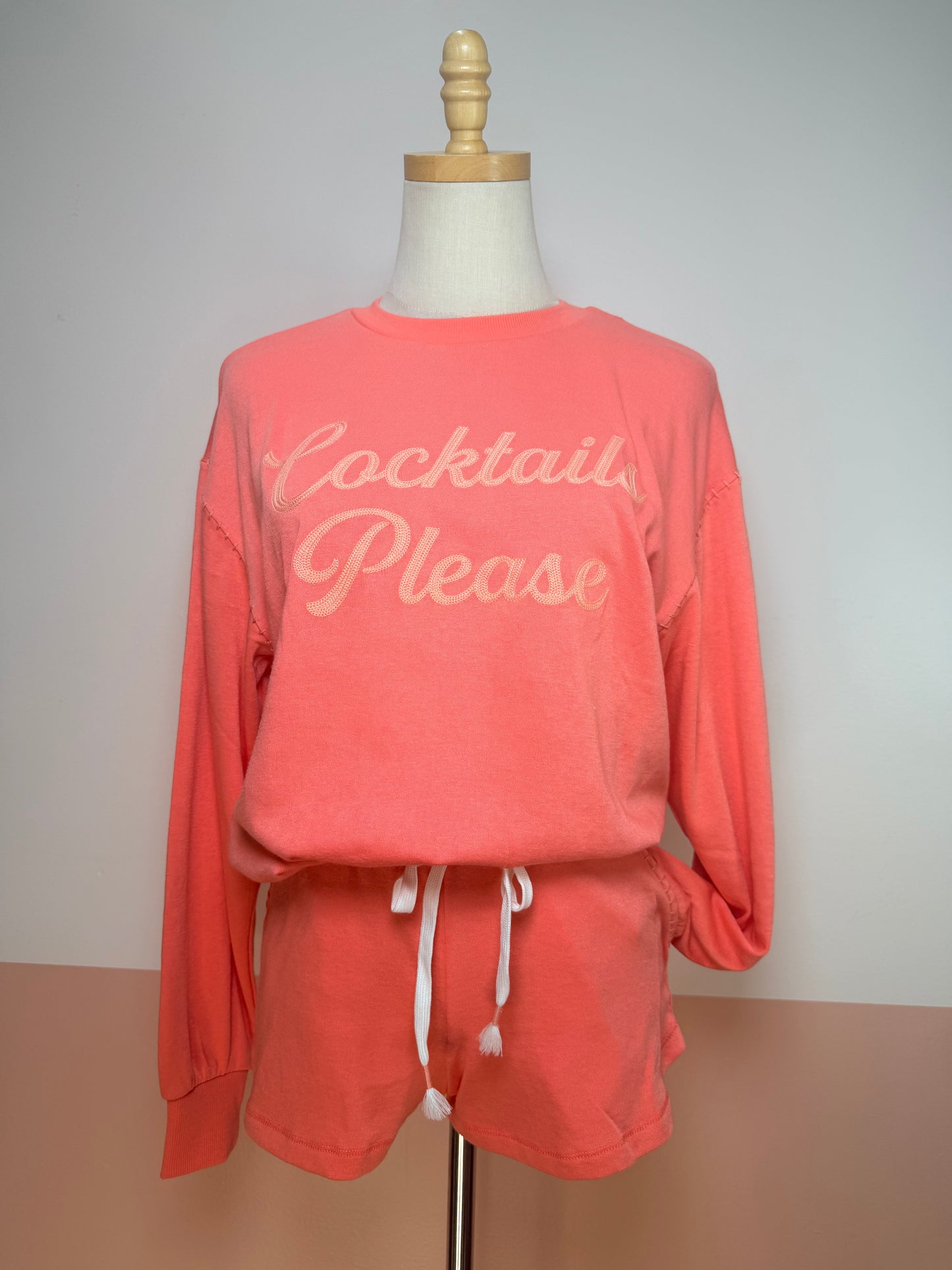 Sip Happens Sweat Shorts - The Spark Boutique