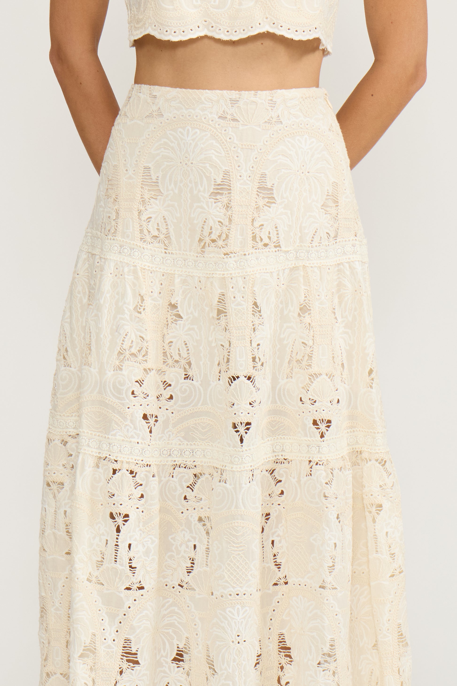 Made For Moonlit Strolls Tiered Maxi Skirt - The Spark Boutique