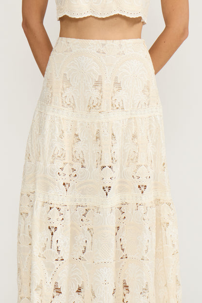 Made For Moonlit Strolls Tiered Maxi Skirt - The Spark Boutique