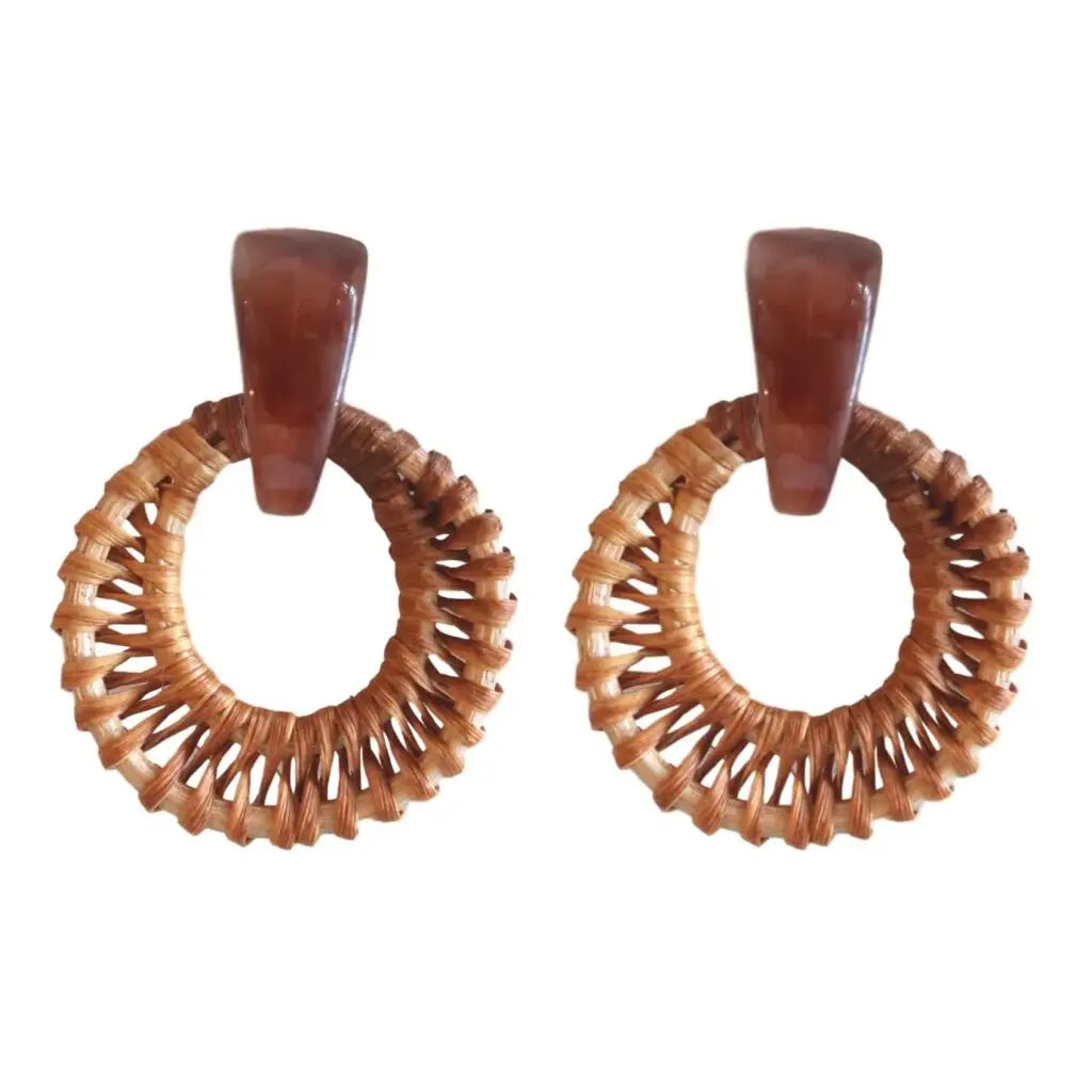 Bali Tortoise Drop Earrings