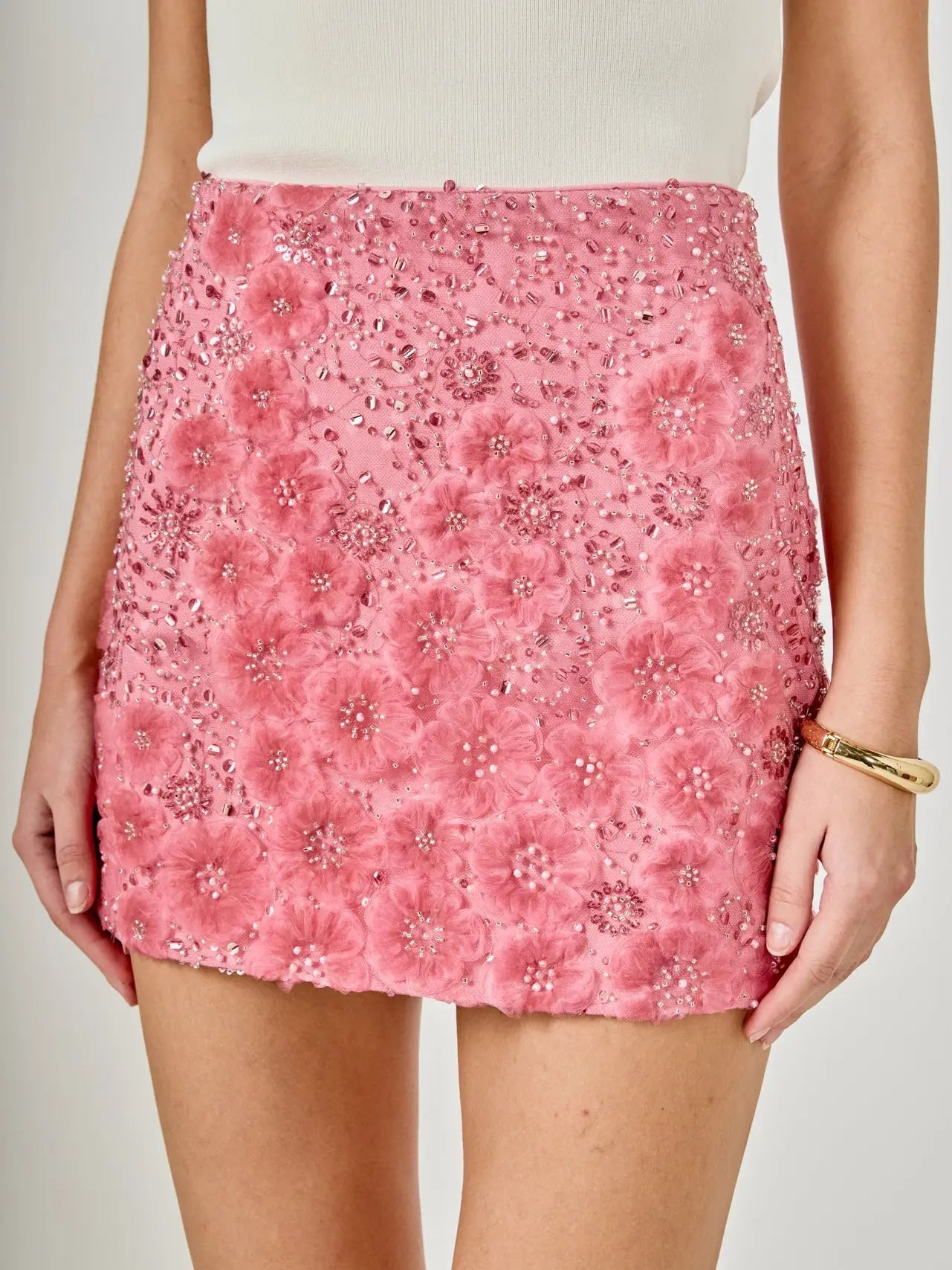 Rosalie Floral Sequin Mini - The Spark Boutique