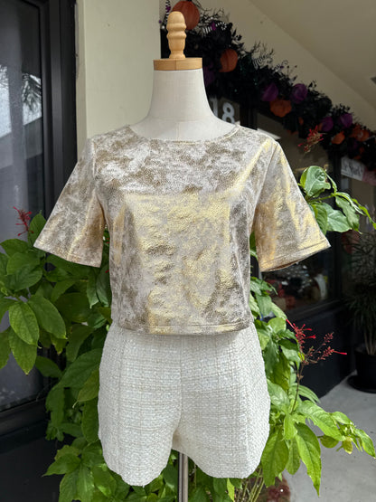 Helena Tweed Shorts - The Spark Boutique