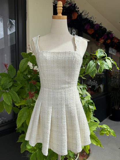 Helena Tweed Romper - The Spark Boutique