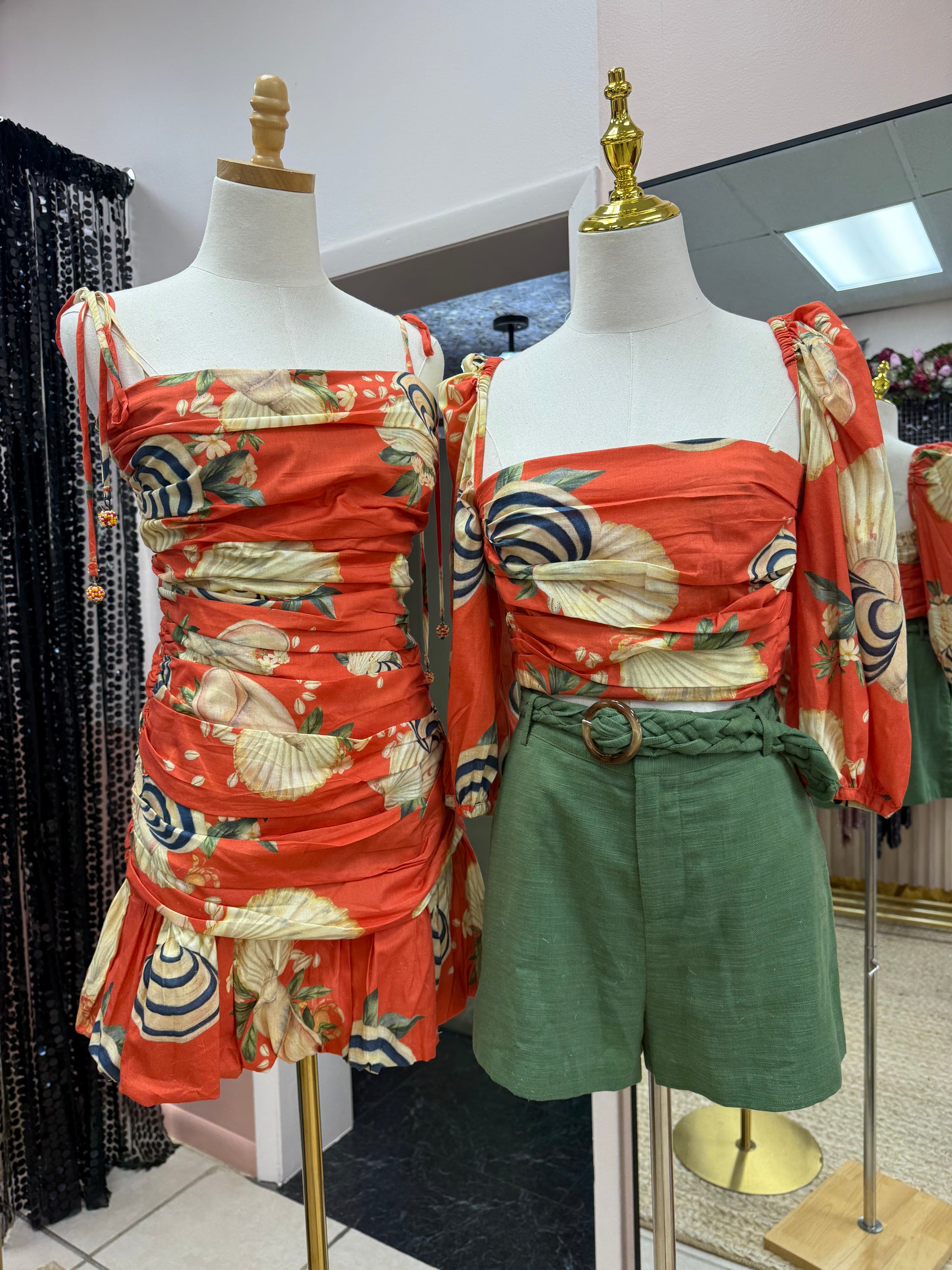 Lya Sea shore Printed Top - The Spark Boutique
