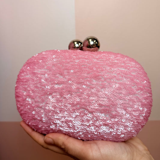 Evelyn Sequined Clutch
