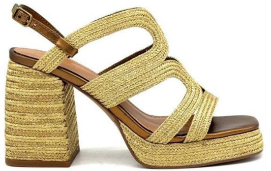 Gold Platform Heel 