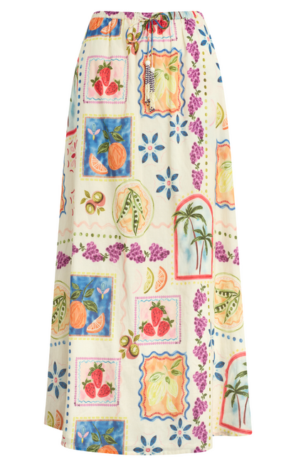 Mediterranean Muse Top & Skirt Set - The Spark Boutique