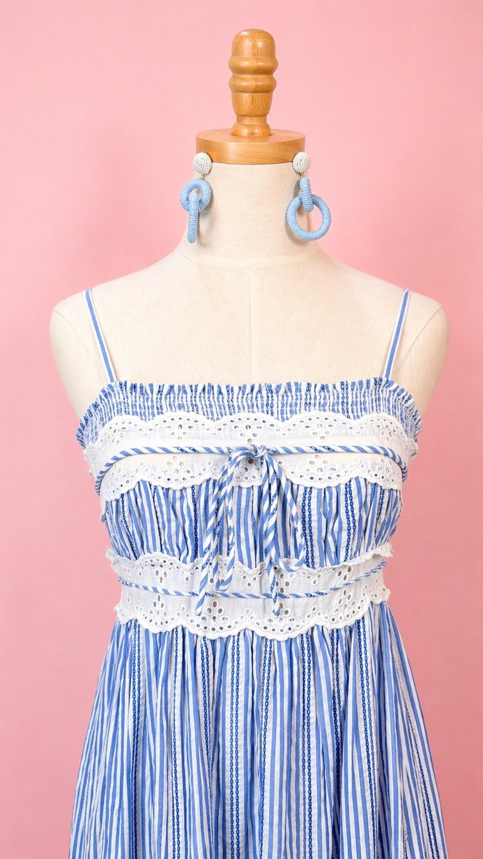 Jaylene Striped Midi Dress - The Spark Boutique