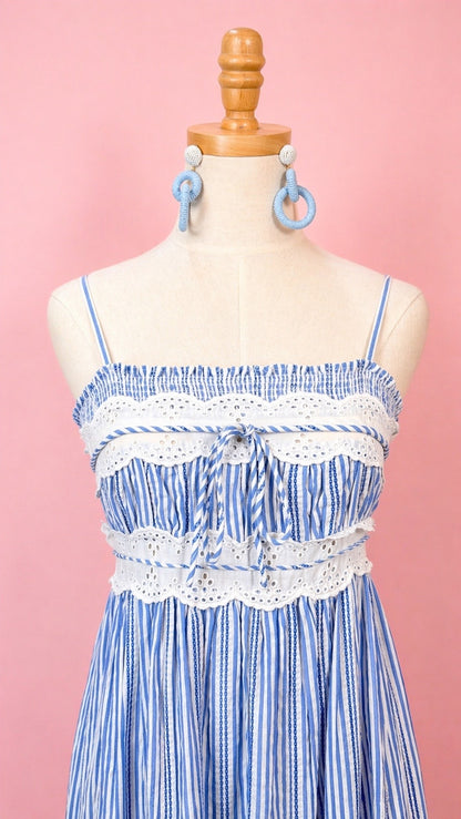 Jaylene Striped Midi Dress - The Spark Boutique