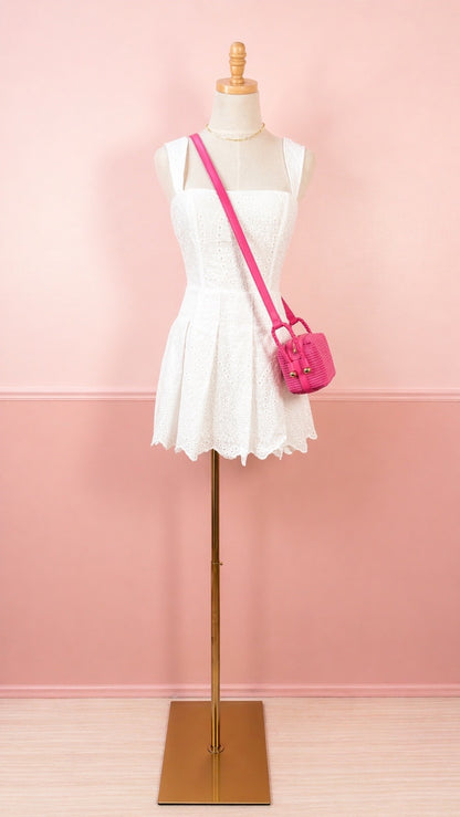 Day Dream Eyelet Romper - The Spark Boutique