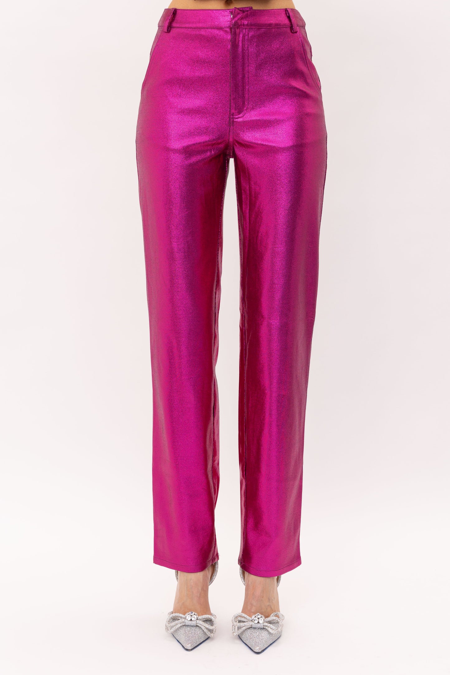 Kiki Fuchsia Straight Leg Pant Sofie the Label