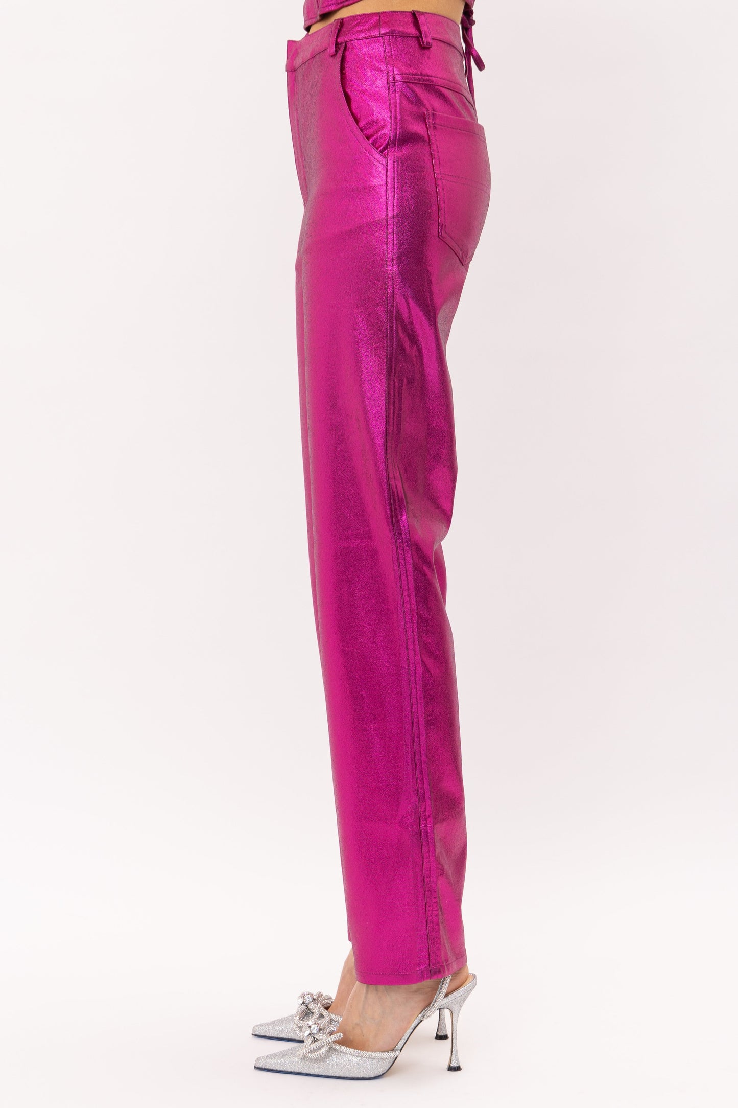 Kiki Fuchsia Straight Leg Pant Sofie the Label
