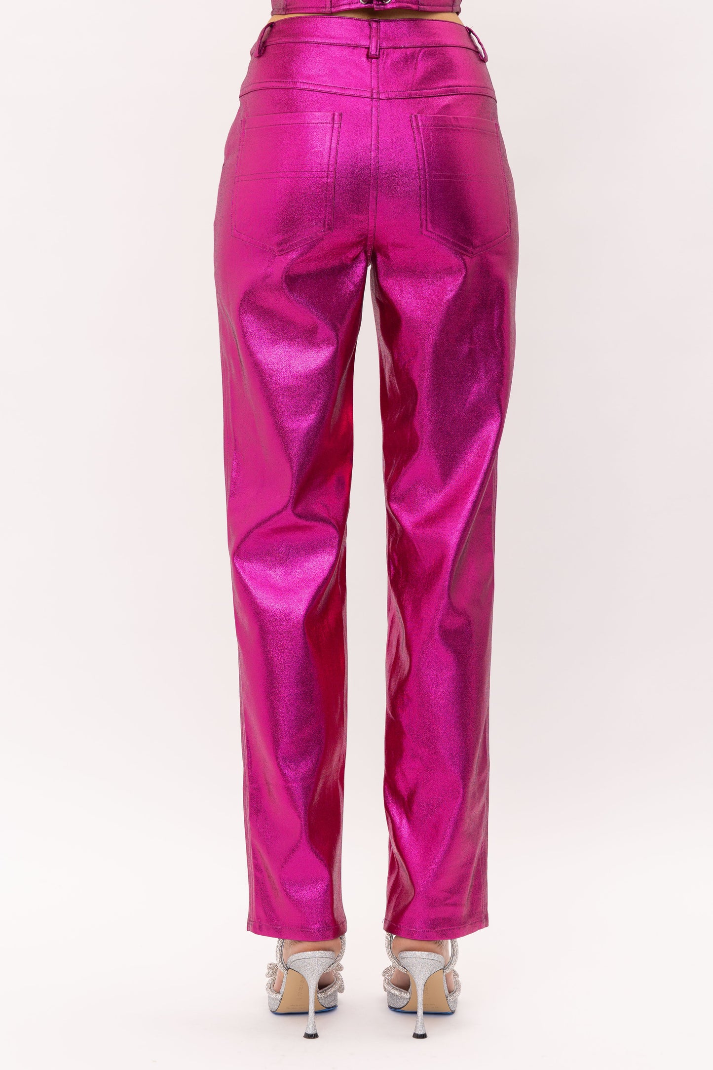 Kiki Fuchsia Straight Leg Pant Sofie the Label