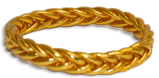 Buddha Temple Bangle - Simple Braided - The Spark Boutique