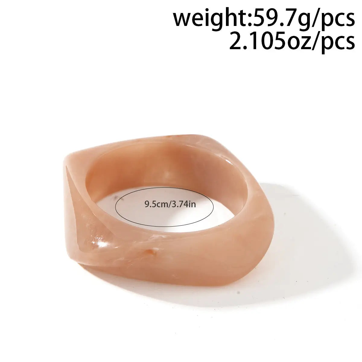 ViVie Irregular Wide Acrylic Bracelet, a staple for curated boutique fashion and chic affordable style available at your Womens Boutique West Palm Beach, FL.