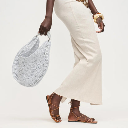 Golden Hour Crochet Hobo Bag