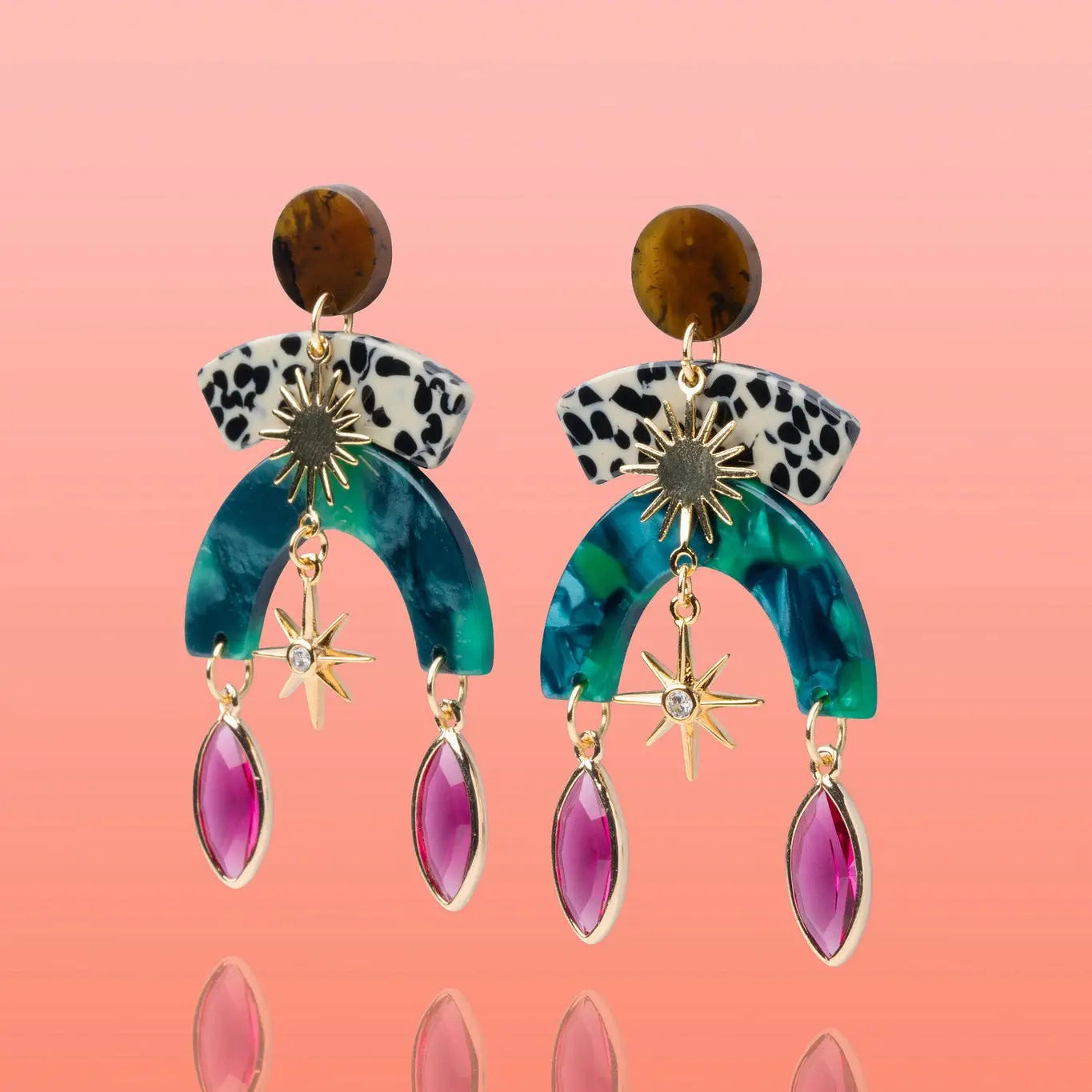 She Came to Be Seen Statement Earrings