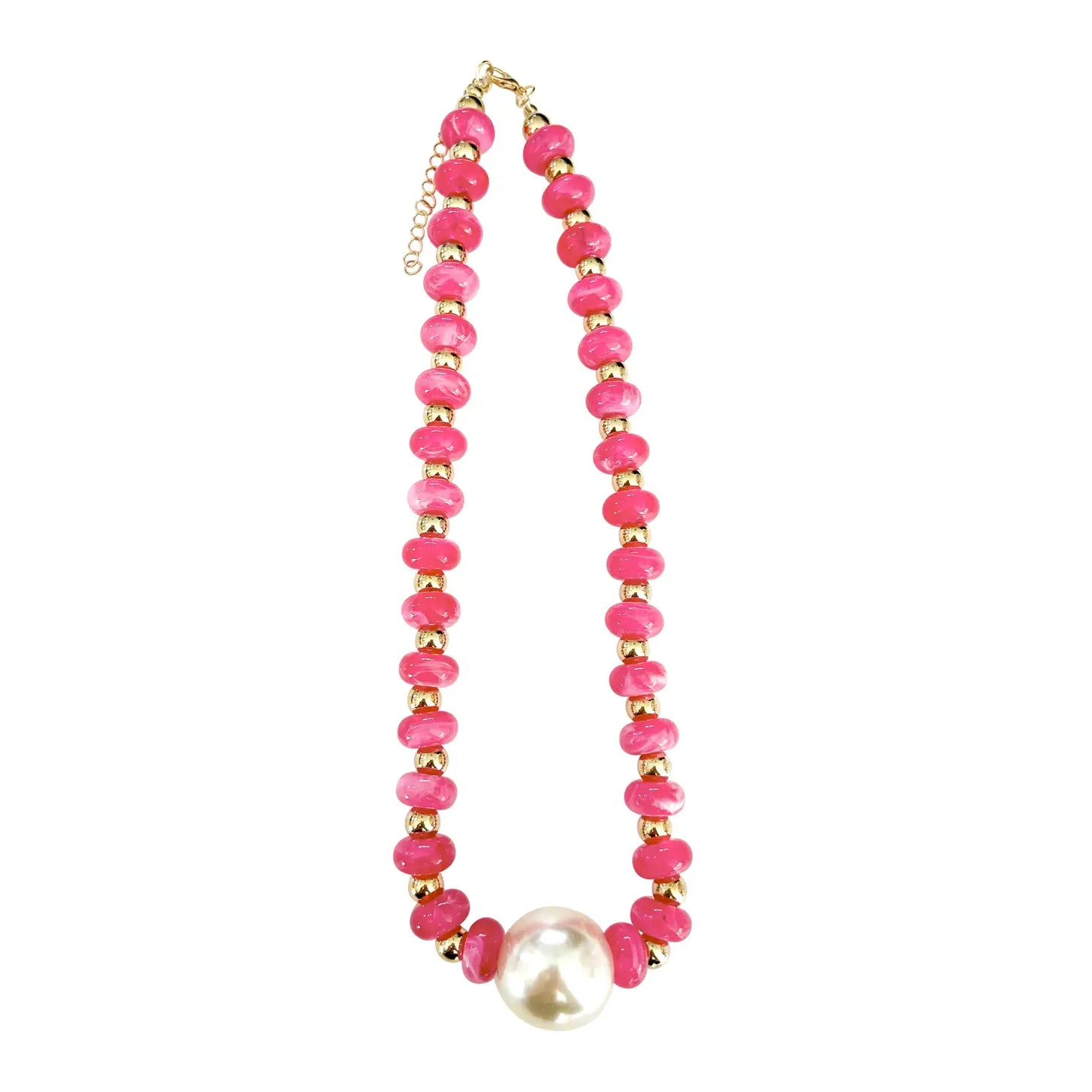 Beaded Pearl Statement Necklace - The Spark Boutique